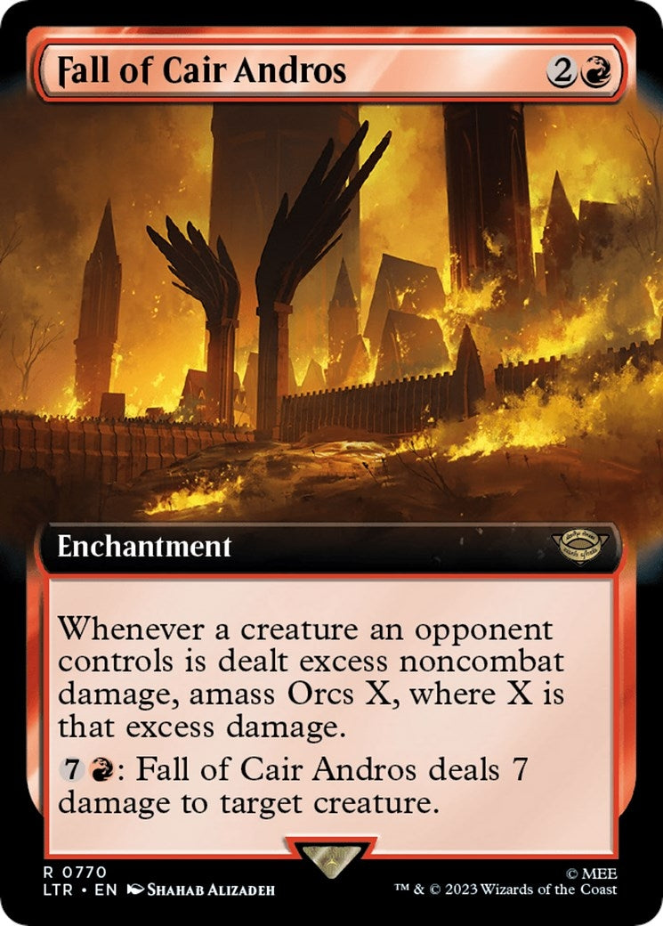 Image for Fall of Cair Andros (Extended Art) (Surge Foil) (770) [Universes Beyond: The Lord of the Rings: Tales of Middle-earth] - Magic: The Gathering