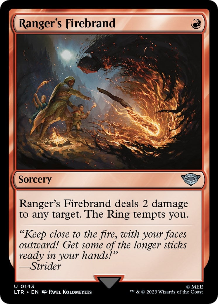 Image for Ranger's Firebrand (143) [Universes Beyond: The Lord of the Rings: Tales of Middle-earth] - Magic: The Gathering