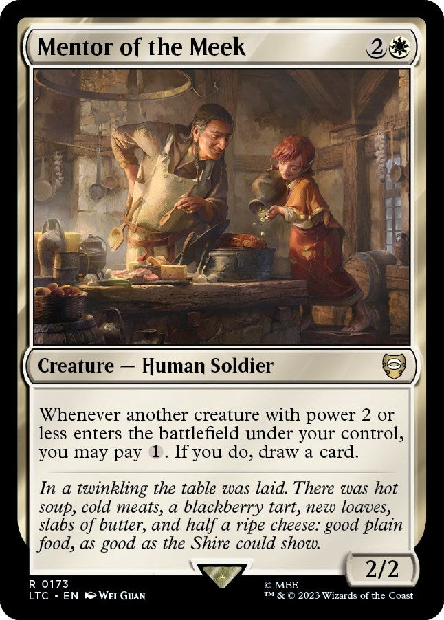 Image for Mentor of the Meek (173) [The Lord of the Rings: Tales of Middle-earth] - Magic: The Gathering
