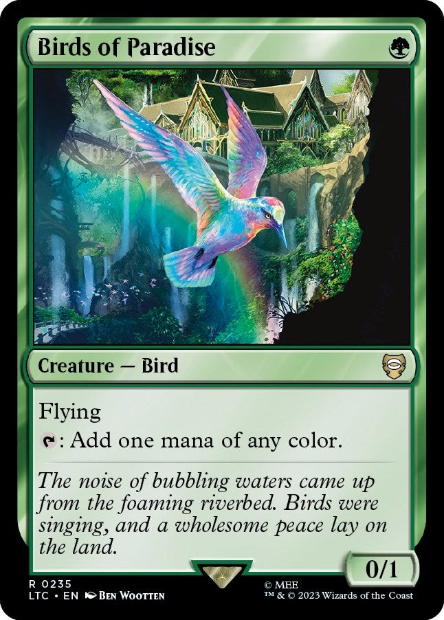 Image for Birds of Paradise (235) [The Lord of the Rings: Tales of Middle-earth] - Magic: The Gathering