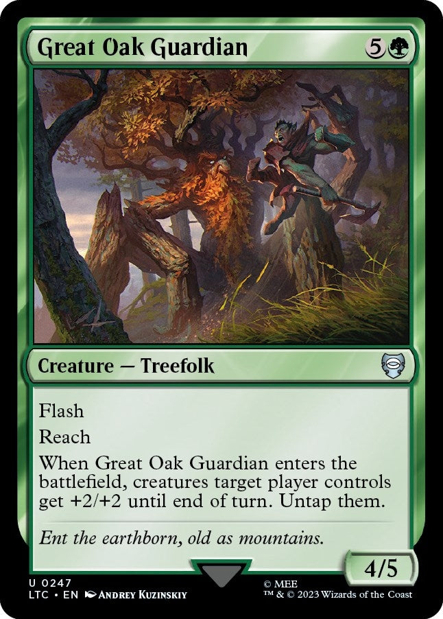 Image for Great Oak Guardian (247) [The Lord of the Rings: Tales of Middle-earth] - Magic: The Gathering