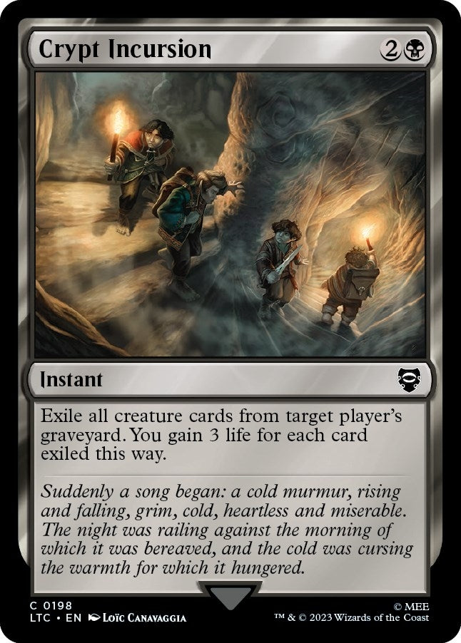 Image for Crypt Incursion (198) [The Lord of the Rings: Tales of Middle-earth] - Magic: The Gathering
