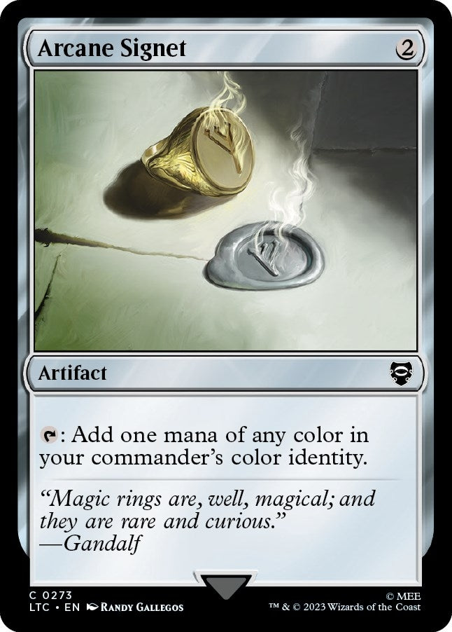 Image for Arcane Signet (273) [The Lord of the Rings: Tales of Middle-earth] - Magic: The Gathering