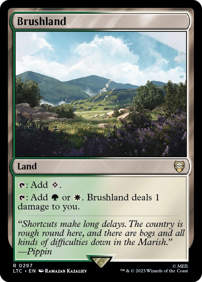 Image for Brushland (297) [The Lord of the Rings: Tales of Middle-earth] - Magic: The Gathering
