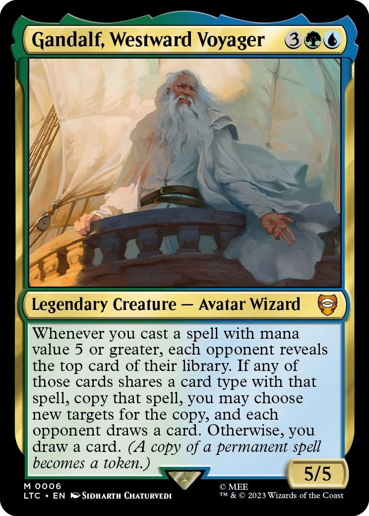 Image for Gandalf, Westward Voyager (6) [The Lord of the Rings: Tales of Middle-earth] - Magic: The Gathering