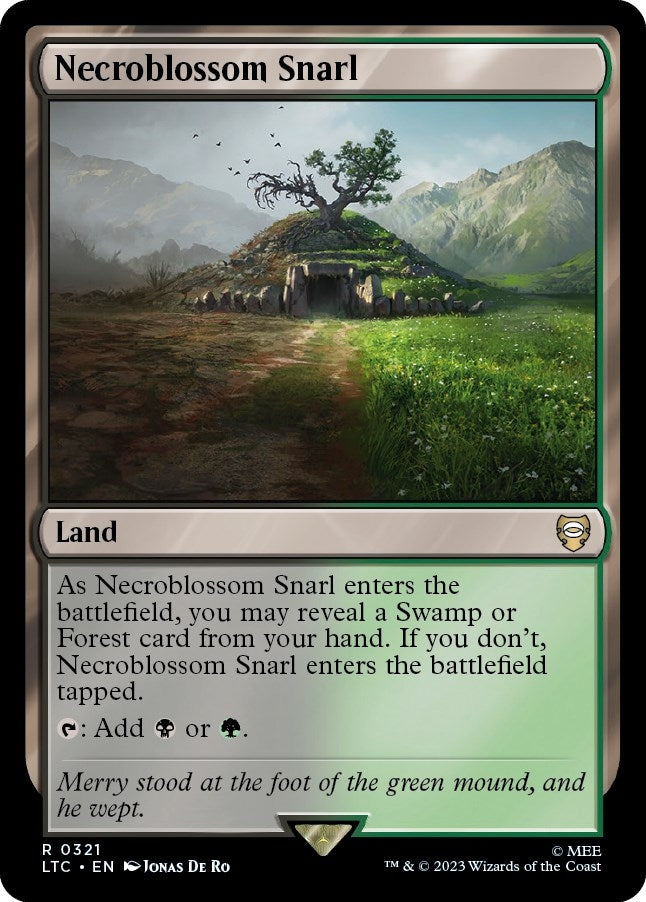 Image for Necroblossom Snarl (321) [The Lord of the Rings: Tales of Middle-earth] - Magic: The Gathering