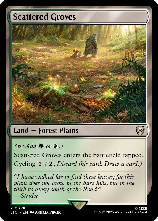 Image for Scattered Groves (328) [The Lord of the Rings: Tales of Middle-earth] - Magic: The Gathering