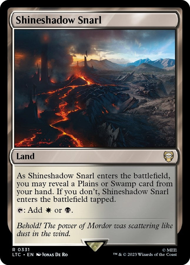 Image for Shineshadow Snarl (331) [The Lord of the Rings: Tales of Middle-earth] - Magic: The Gathering