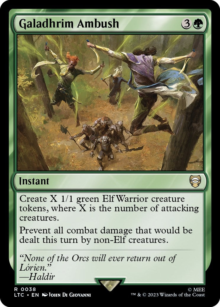 Image for Galadhrim Ambush (38) [The Lord of the Rings: Tales of Middle-earth] - Magic: The Gathering