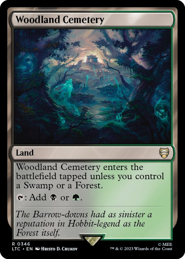 Image for Woodland Cemetery (346) [The Lord of the Rings: Tales of Middle-earth] - Magic: The Gathering