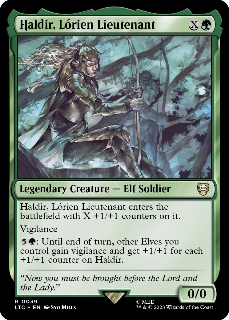 Image for Haldir, Lorien Lieutenant (39) [The Lord of the Rings: Tales of Middle-earth] - Magic: The Gathering