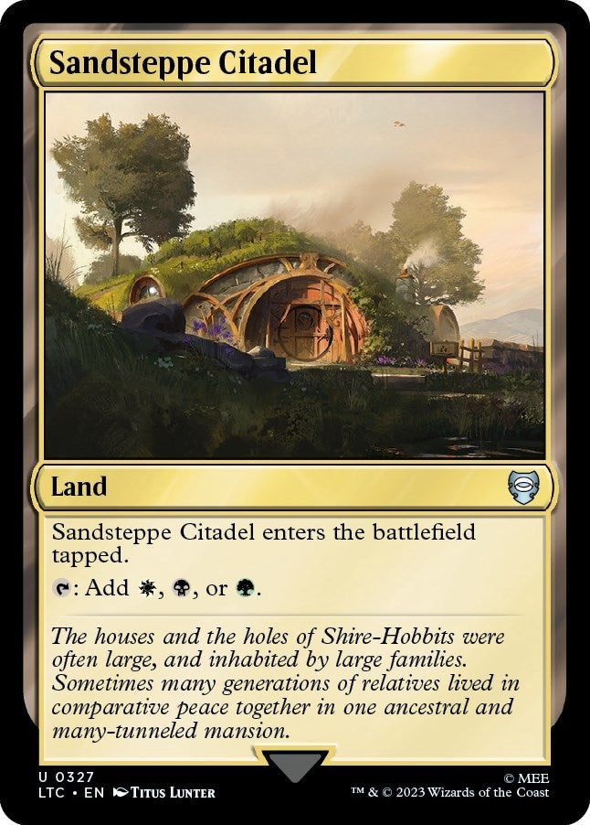 Image for Sandsteppe Citadel (327) [The Lord of the Rings: Tales of Middle-earth] - Magic: The Gathering