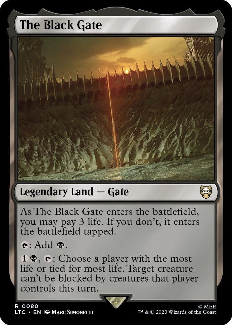 Image for The Black Gate (80) [The Lord of the Rings: Tales of Middle-earth] - Magic: The Gathering