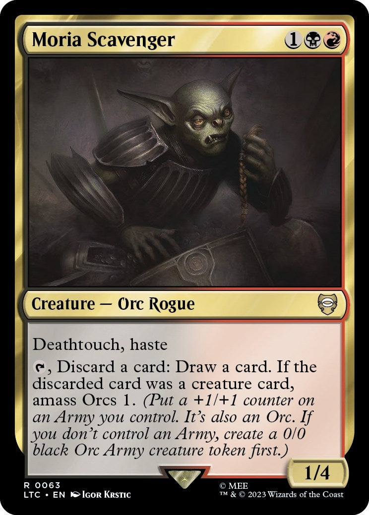 Image for Moria Scavenger (63) [The Lord of the Rings: Tales of Middle-earth] - Magic: The Gathering