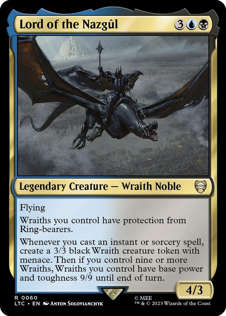 Image for Lord of the Nazgul (60) [The Lord of the Rings: Tales of Middle-earth] - Magic: The Gathering