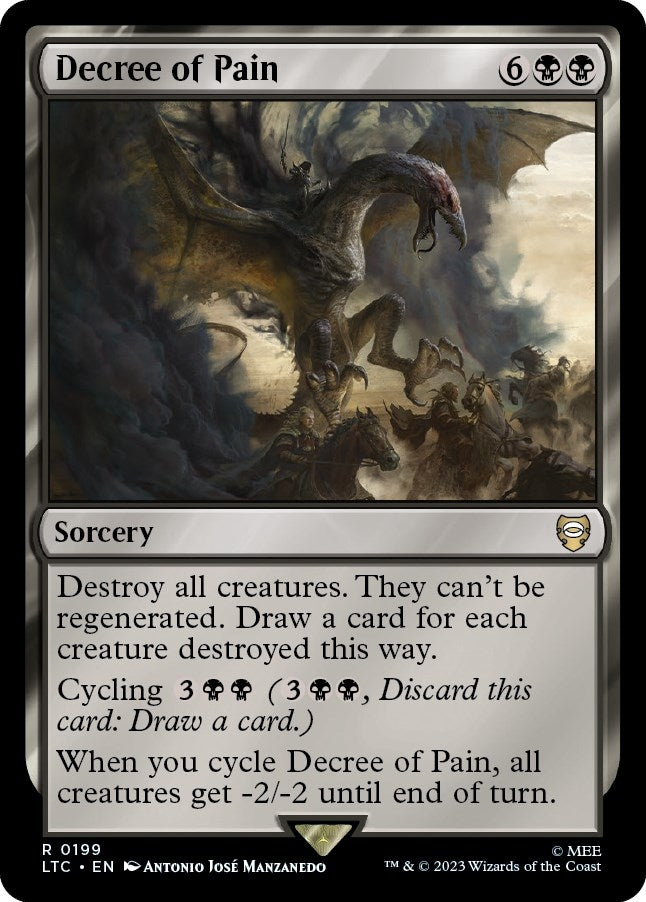Image for Decree of Pain (199) [The Lord of the Rings: Tales of Middle-earth] - Magic: The Gathering