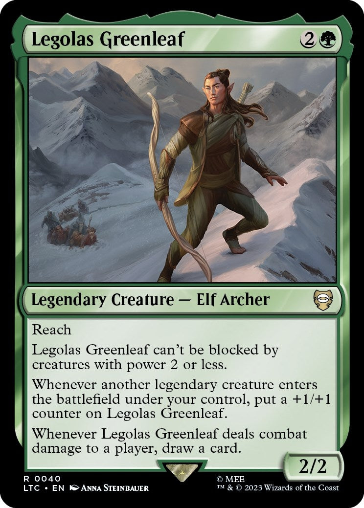 Image for Legolas Greenleaf (40) [The Lord of the Rings: Tales of Middle-earth] - Magic: The Gathering