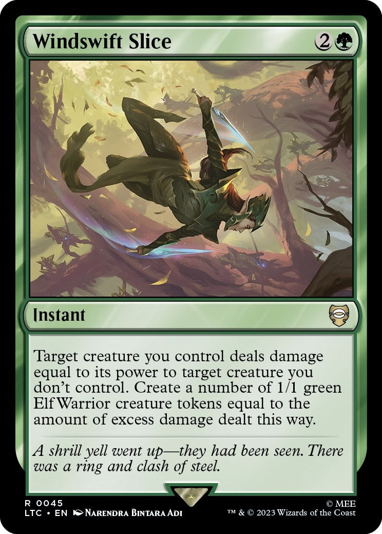 Windswift Slice (45) [Commander: The Lord of the Rings: Tales of Middle-earth]