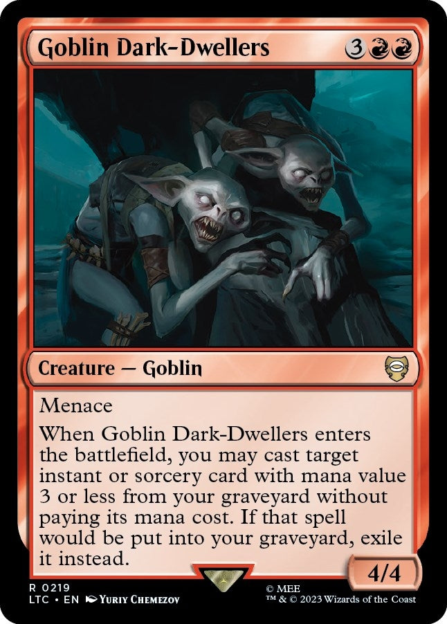 Image for Goblin Dark-Dwellers (219) [The Lord of the Rings: Tales of Middle-earth] - Magic: The Gathering