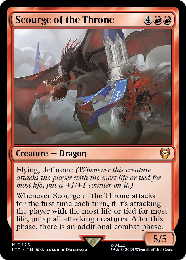 Image for Scourge of the Throne (225) [The Lord of the Rings: Tales of Middle-earth] - Magic: The Gathering
