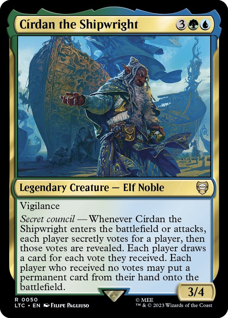 Image for Cirdan the Shipwright (50) [The Lord of the Rings: Tales of Middle-earth] - Magic: The Gathering