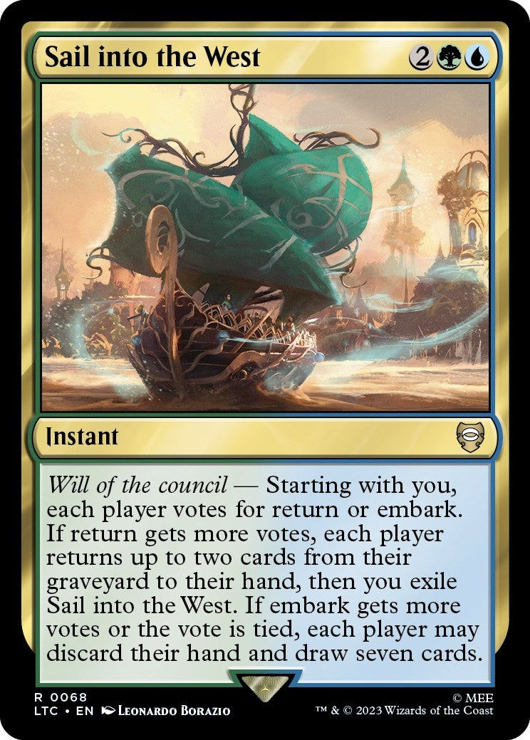 Image for Sail into the West (68) [The Lord of the Rings: Tales of Middle-earth] - Magic: The Gathering
