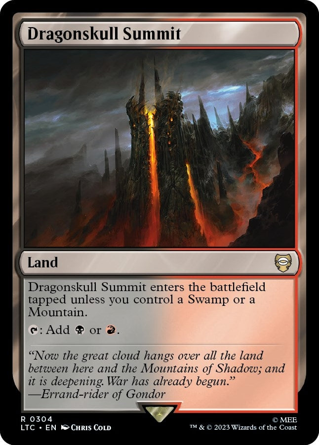Image for Dragonskull Summit (304) [The Lord of the Rings: Tales of Middle-earth] - Magic: The Gathering