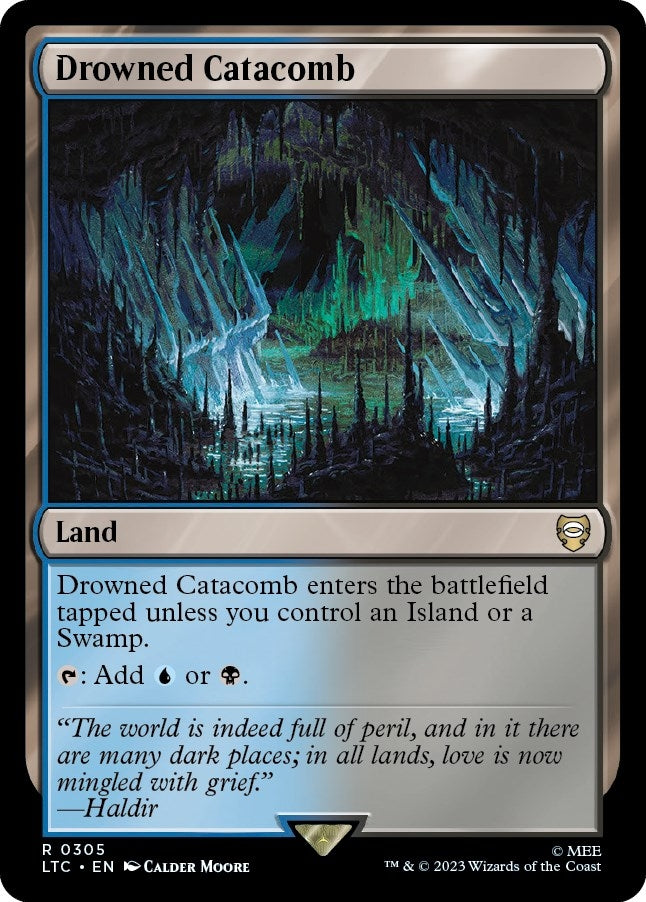 Image for Drowned Catacomb (305) [The Lord of the Rings: Tales of Middle-earth] - Magic: The Gathering