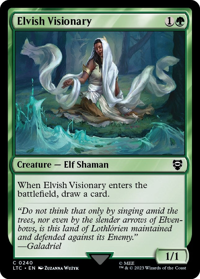 Image for Elvish Visionary (240) [The Lord of the Rings: Tales of Middle-earth] - Magic: The Gathering