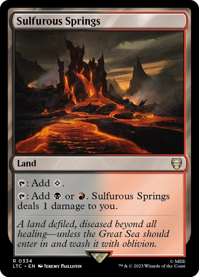 Image for Sulfurous Springs (334) [The Lord of the Rings: Tales of Middle-earth] - Magic: The Gathering