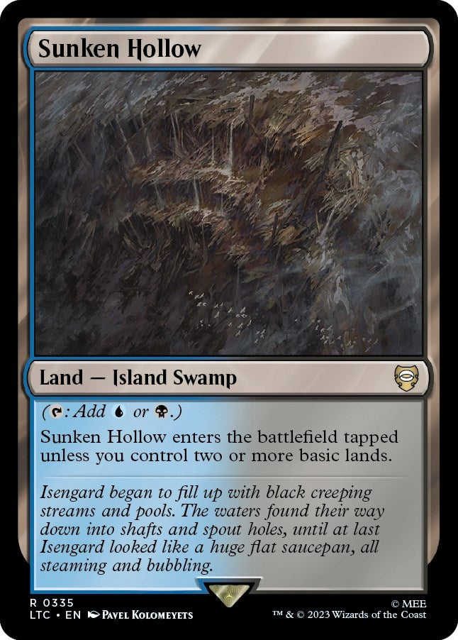 Image for Sunken Hollow (335) [The Lord of the Rings: Tales of Middle-earth] - Magic: The Gathering