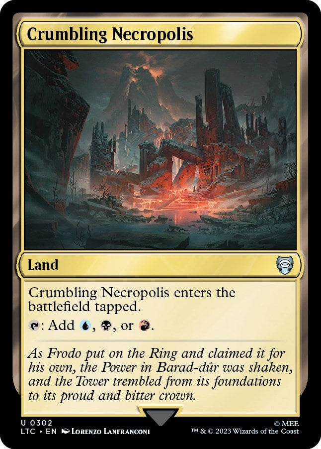 Image for Crumbling Necropolis (302) [The Lord of the Rings: Tales of Middle-earth] - Magic: The Gathering