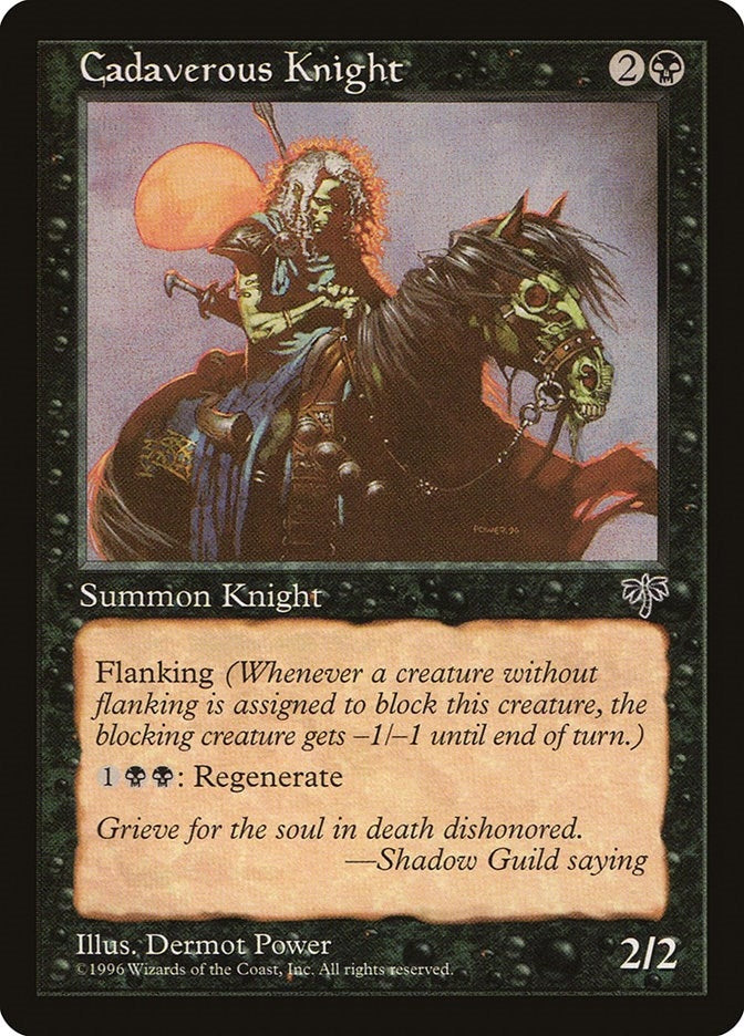 Image for Cadaverous Knight [Mirage] - Magic: The Gathering