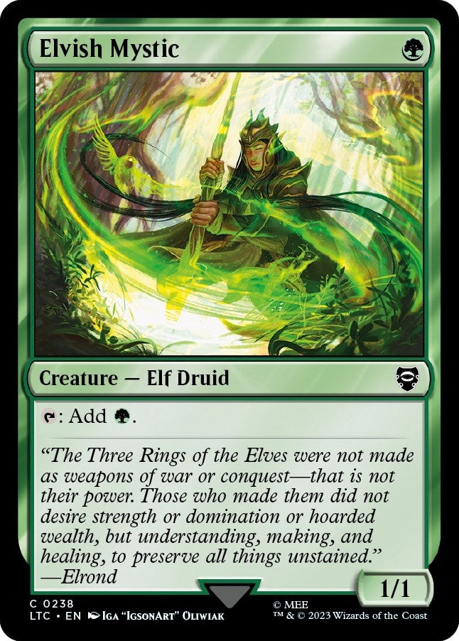 Image for Elvish Mystic (238) [The Lord of the Rings: Tales of Middle-earth] - Magic: The Gathering