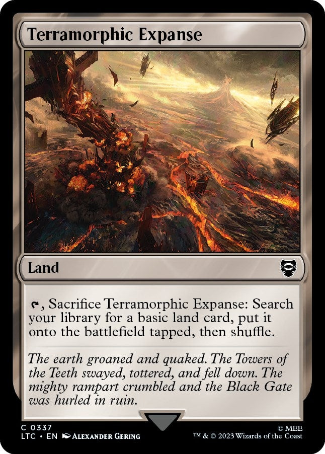 Image for Terramorphic Expanse (337) [The Lord of the Rings: Tales of Middle-earth] - Magic: The Gathering