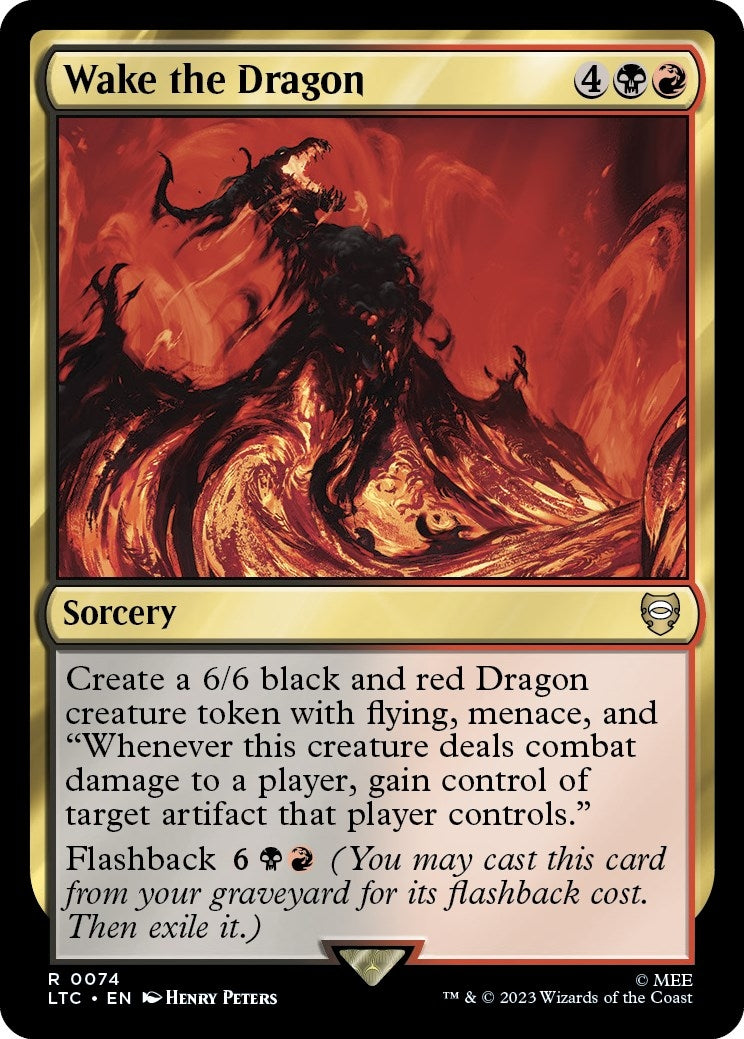 Image for Wake the Dragon (74) [The Lord of the Rings: Tales of Middle-earth] - Magic: The Gathering