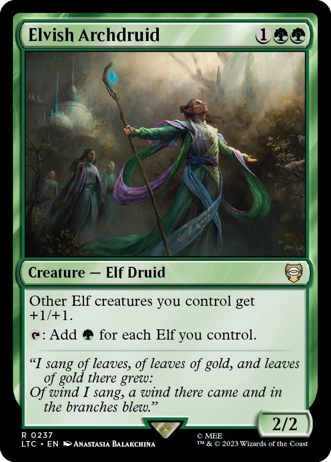 Image for Elvish Archdruid (237) [The Lord of the Rings: Tales of Middle-earth] - Magic: The Gathering