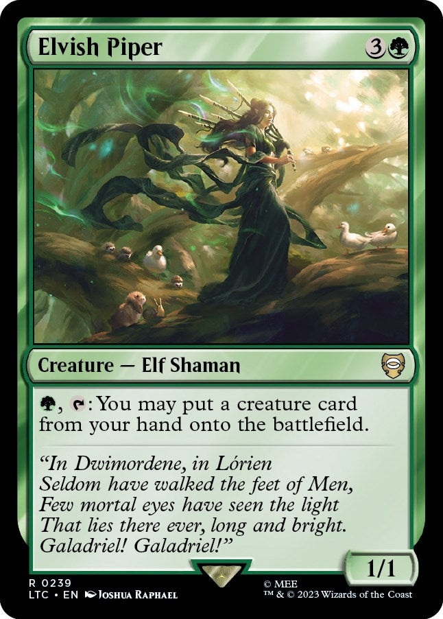 Image for Elvish Piper (239) [The Lord of the Rings: Tales of Middle-earth] - Magic: The Gathering