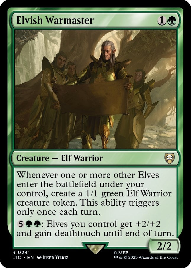 Image for Elvish Warmaster (241) [The Lord of the Rings: Tales of Middle-earth] - Magic: The Gathering