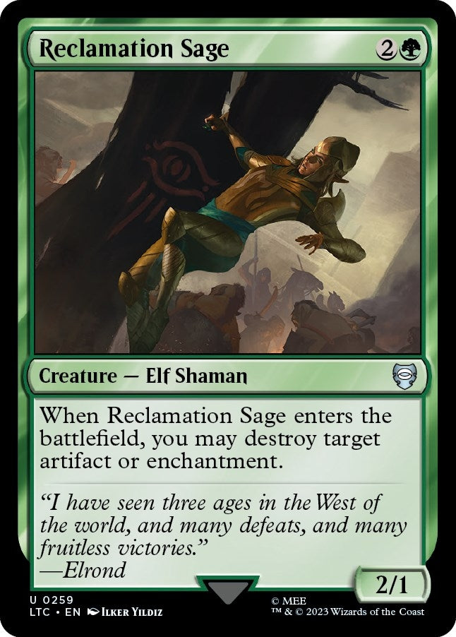 Image for Reclamation Sage (259) [The Lord of the Rings: Tales of Middle-earth] - Magic: The Gathering