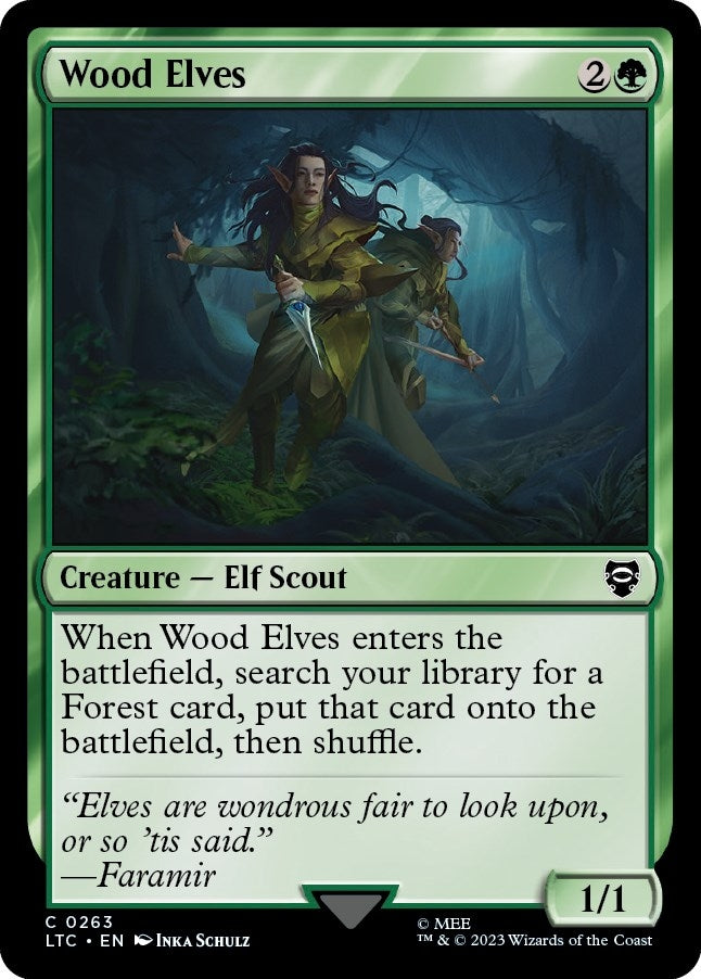 Image for Wood Elves (263) [The Lord of the Rings: Tales of Middle-earth] - Magic: The Gathering