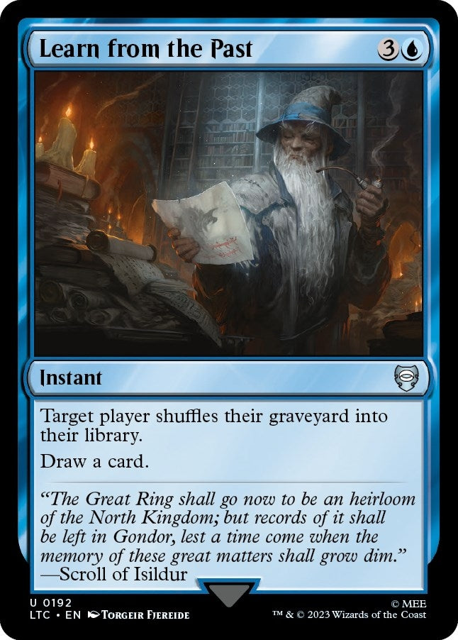 Image for Learn from the Past (192) [The Lord of the Rings: Tales of Middle-earth] - Magic: The Gathering