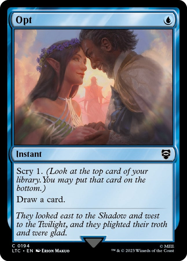 Image for Opt (194) [The Lord of the Rings: Tales of Middle-earth] - Magic: The Gathering
