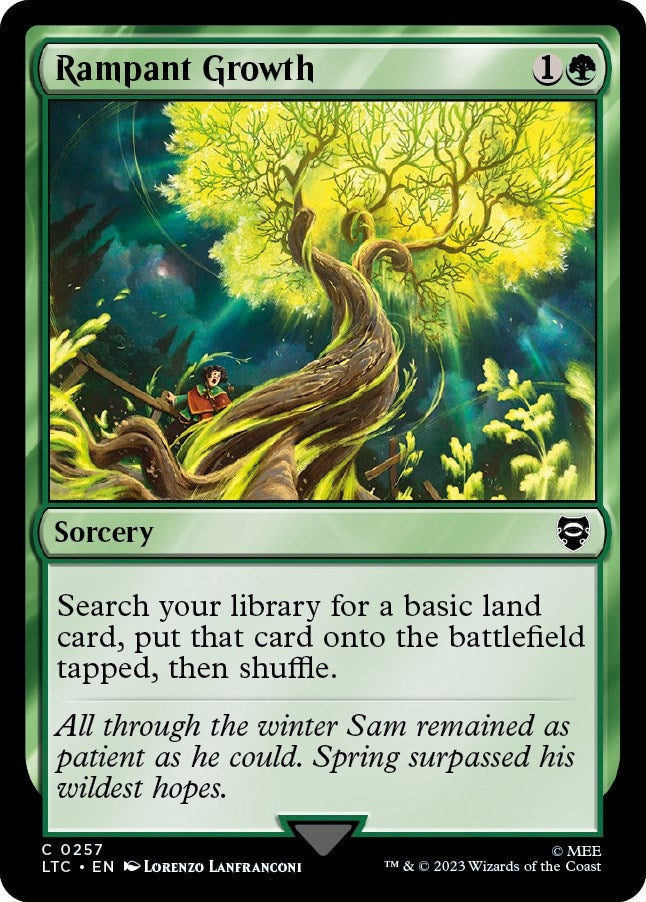Image for Rampant Growth (257) [The Lord of the Rings: Tales of Middle-earth] - Magic: The Gathering
