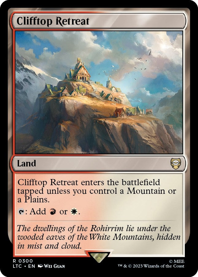 Image for Clifftop Retreat (300) [The Lord of the Rings: Tales of Middle-earth] - Magic: The Gathering