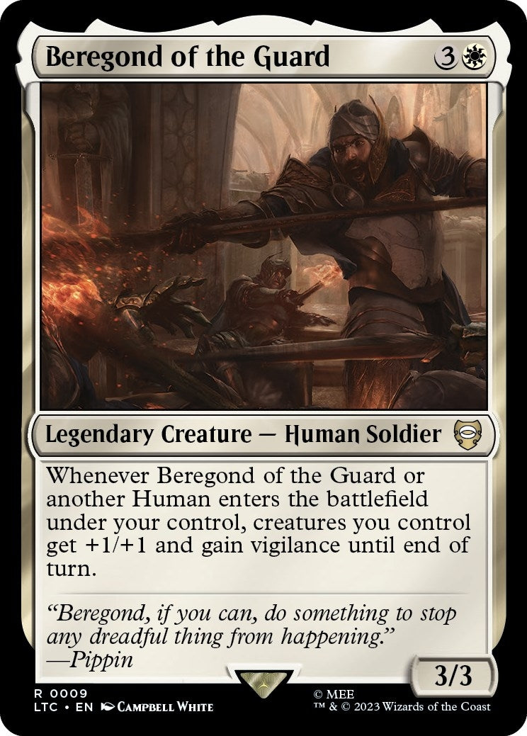 Image for Beregond of the Guard (9) [The Lord of the Rings: Tales of Middle-earth] - Magic: The Gathering