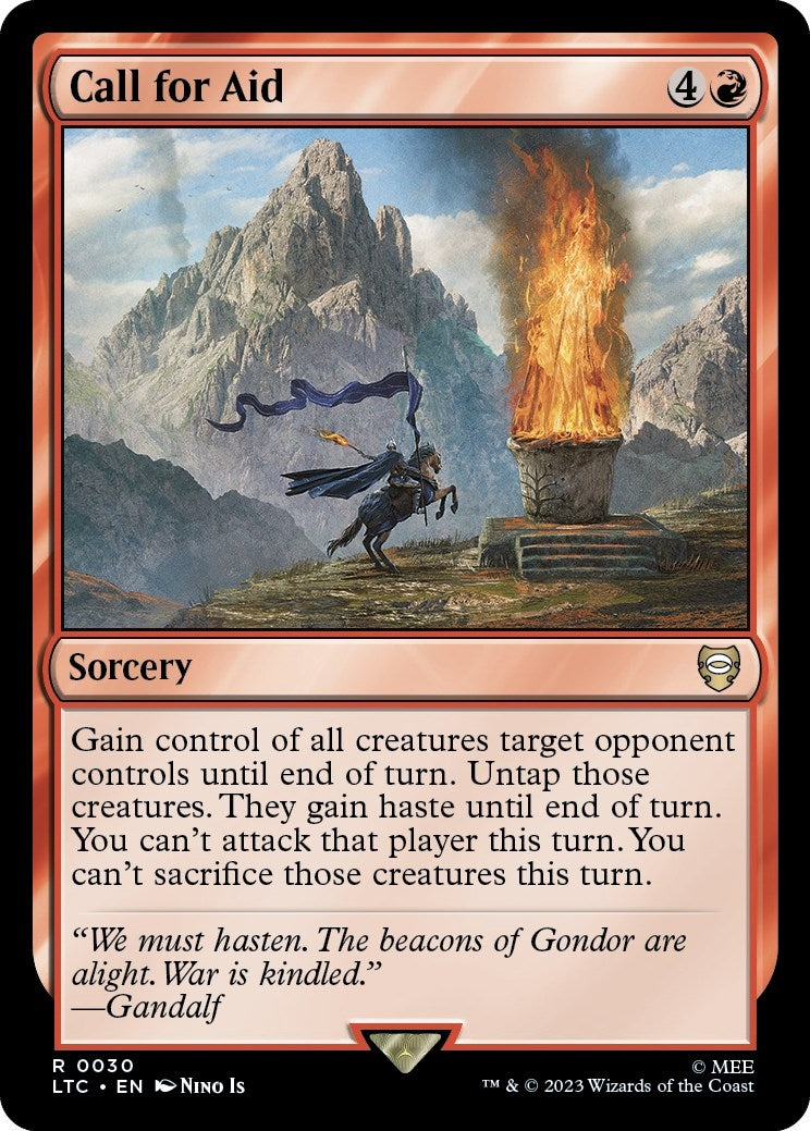 Image for Call for Aid (30) [The Lord of the Rings: Tales of Middle-earth] - Magic: The Gathering