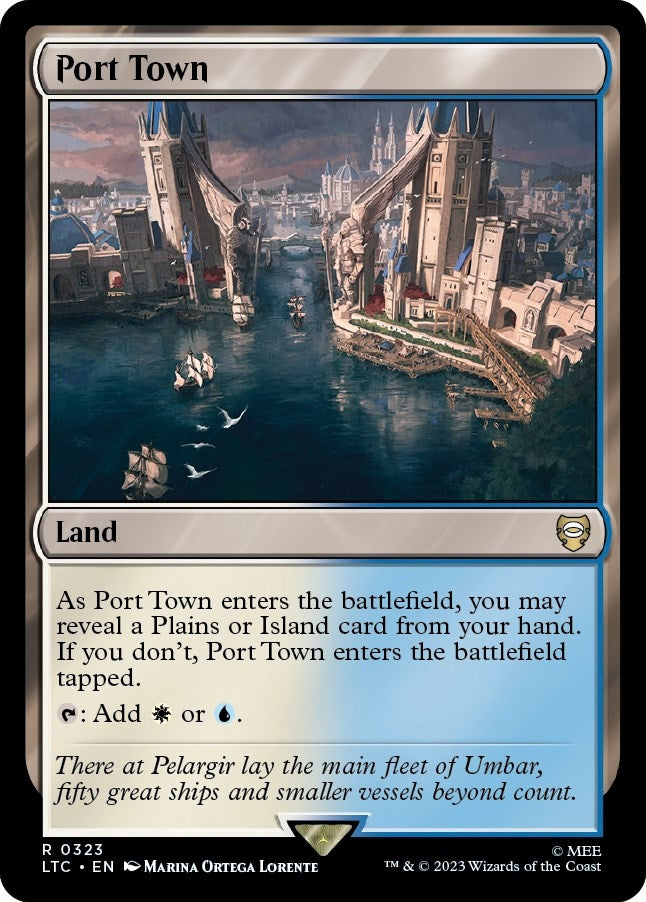 Image for Port Town (323) [The Lord of the Rings: Tales of Middle-earth] - Magic: The Gathering