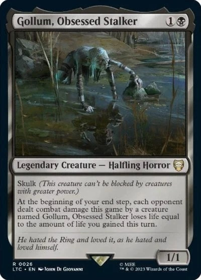 Image for Gollum, Obsessed Stalker (26) [The Lord of the Rings: Tales of Middle-earth] - Magic: The Gathering