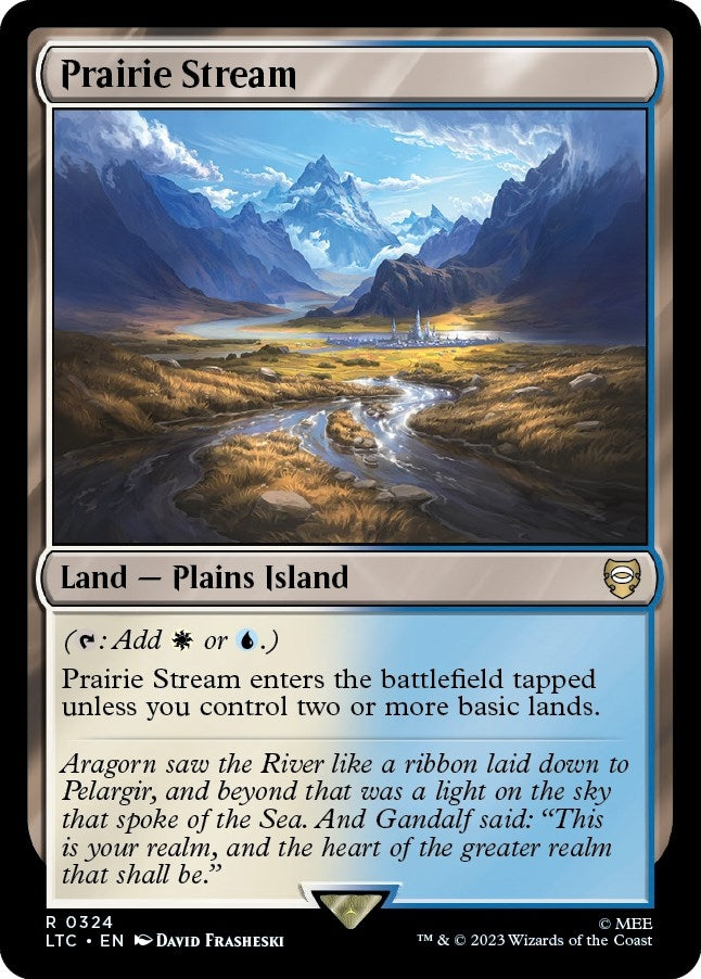 Image for Prairie Stream (324) [The Lord of the Rings: Tales of Middle-earth] - Magic: The Gathering